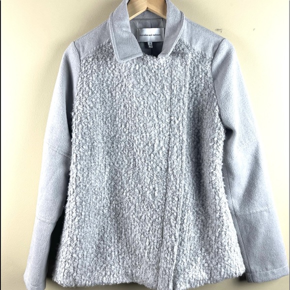 Cupcakes and Cashmere Women’s  Blended Material Jacket Fleece. Size Small. - Picture 4 of 12